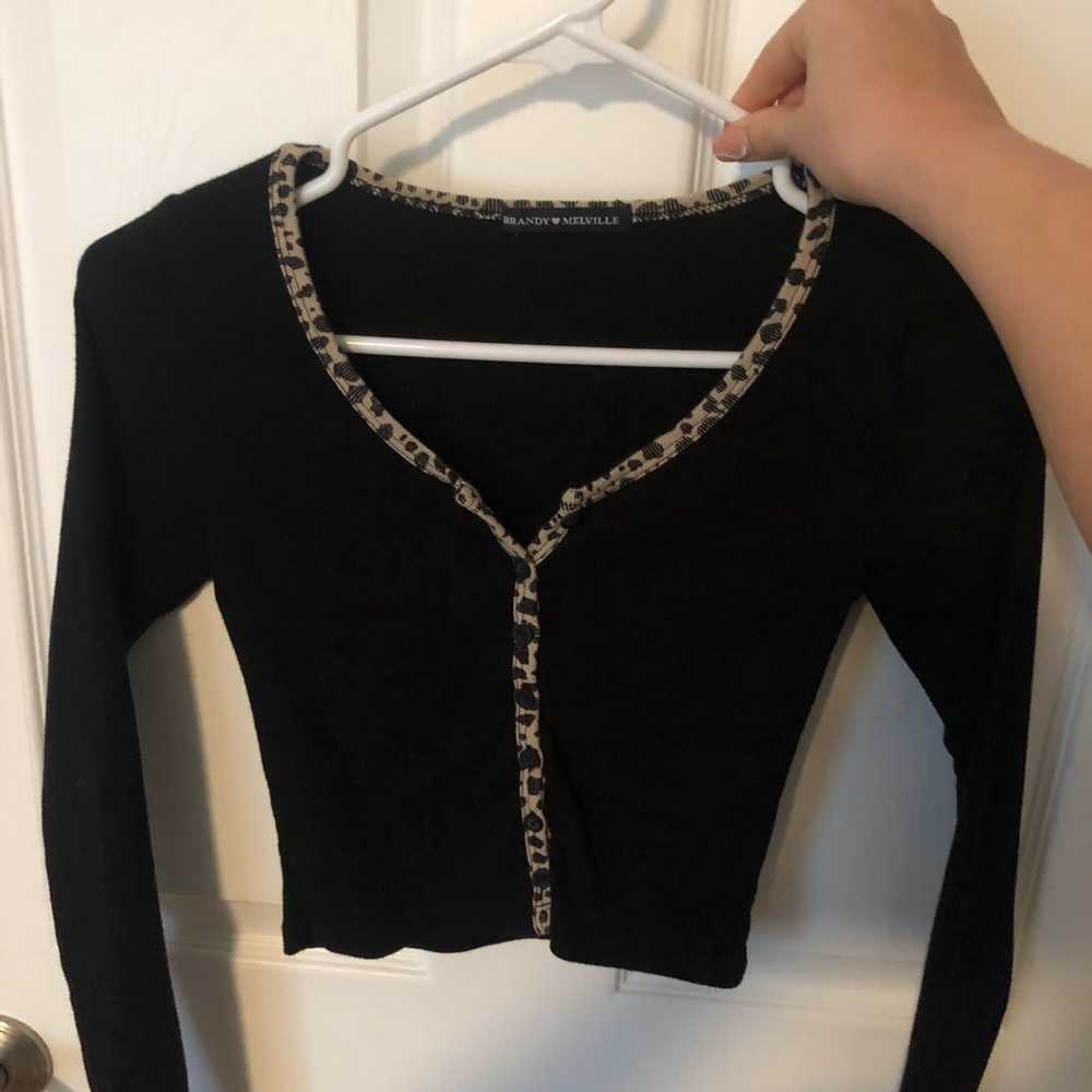 Brandy melville long sleeve cropped sweater